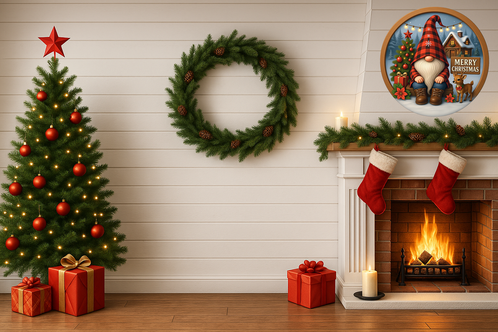 Rustic Christmas Gnome Sign Ideas for Cozy Farmhouse Décor