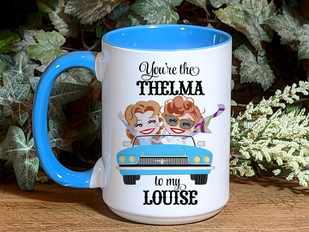 Thelma Louise Mug | Cute Ceramic Mug | Retro Mug | Personalized Kreation