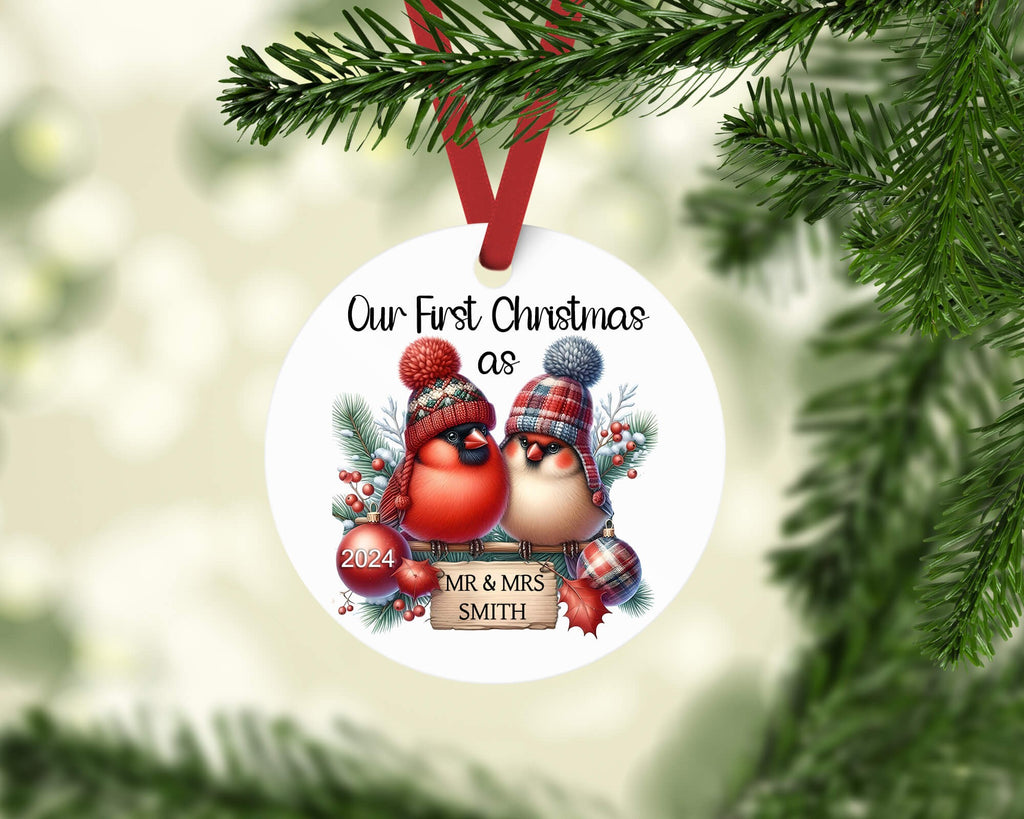 Our First Christmas as Mr and Mrs Ornament | Married Ornament | Wedding Ornament | Newlywed Ornament