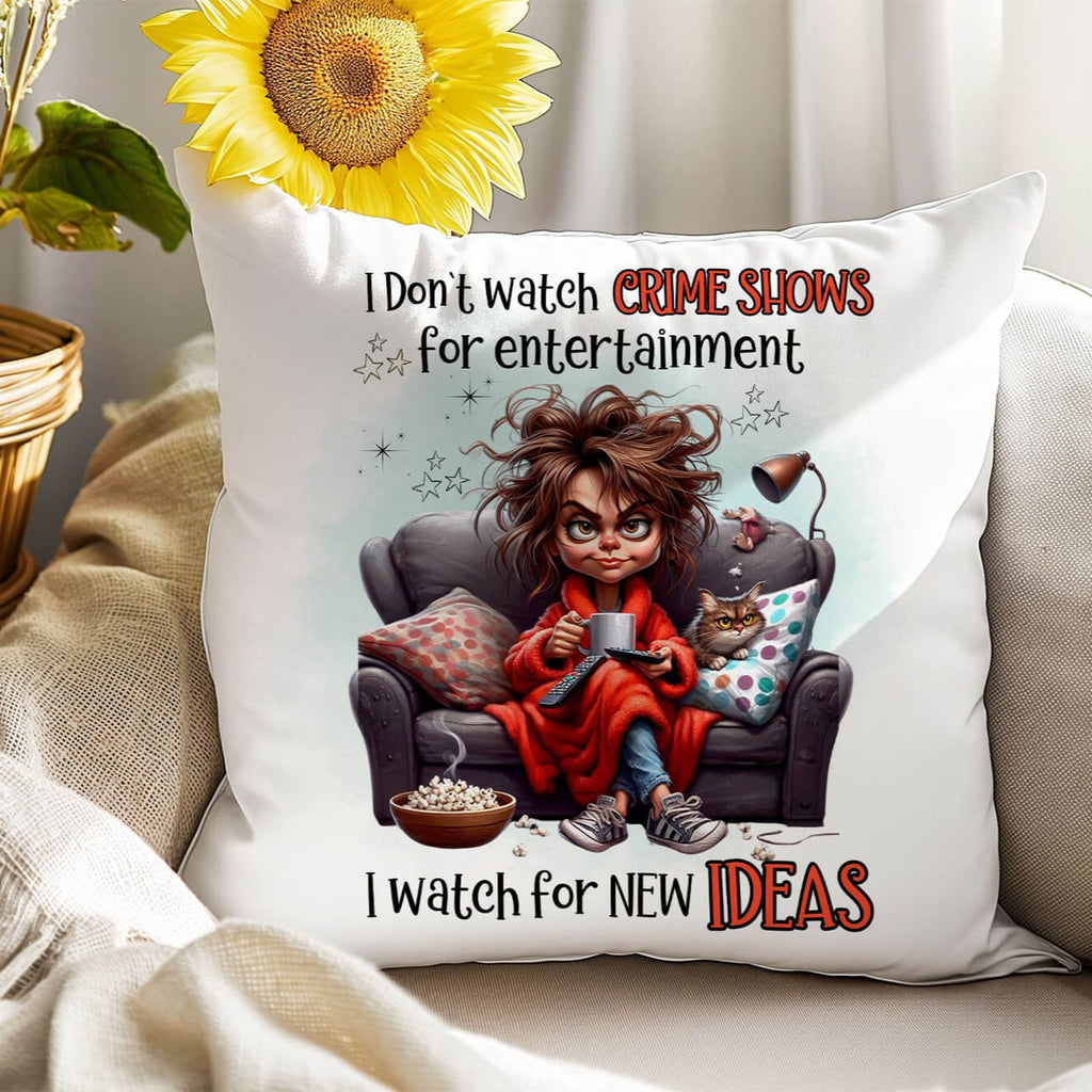 Funny True Crime Pillow Cover | Perfect Gift for True Crime Fans | Personalized Kreation