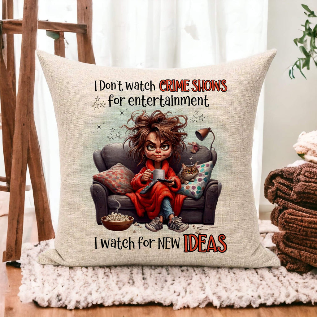 Funny True Crime Pillow Cover | Perfect Gift for True Crime Fans | Personalized Kreation