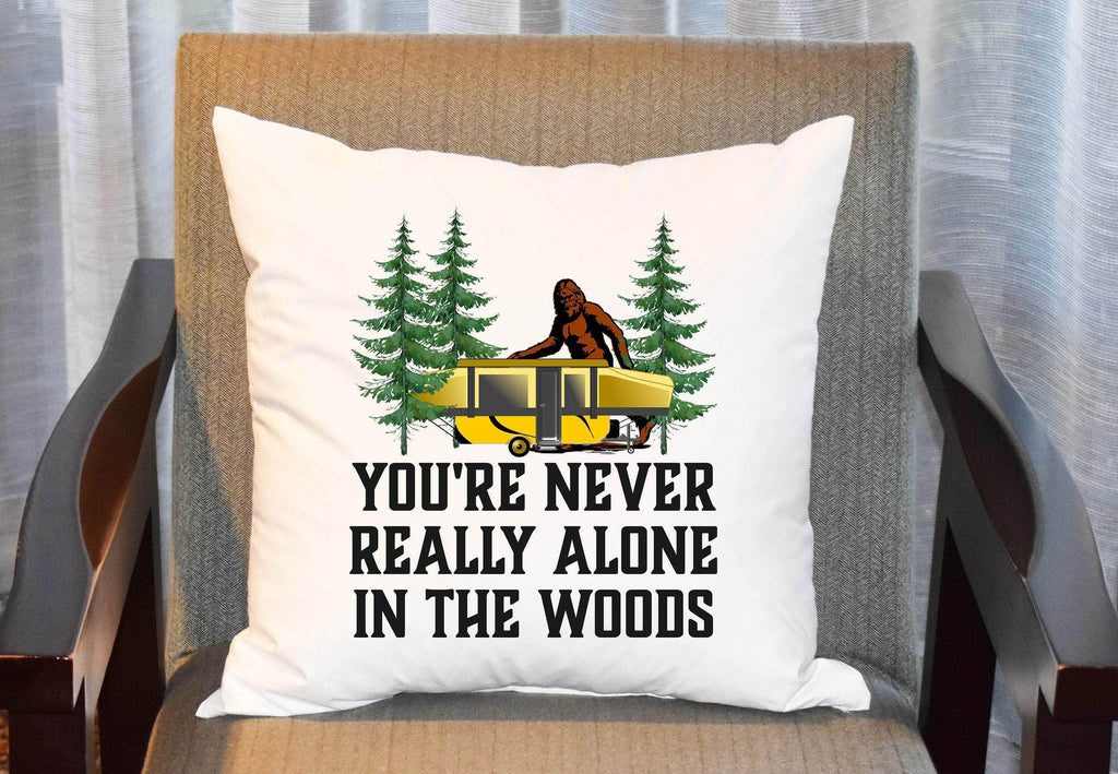 personalizedkreation-7068 Pillow Cover Big Foot Camping Pillow Cover | Popup Tent Pillow Cover