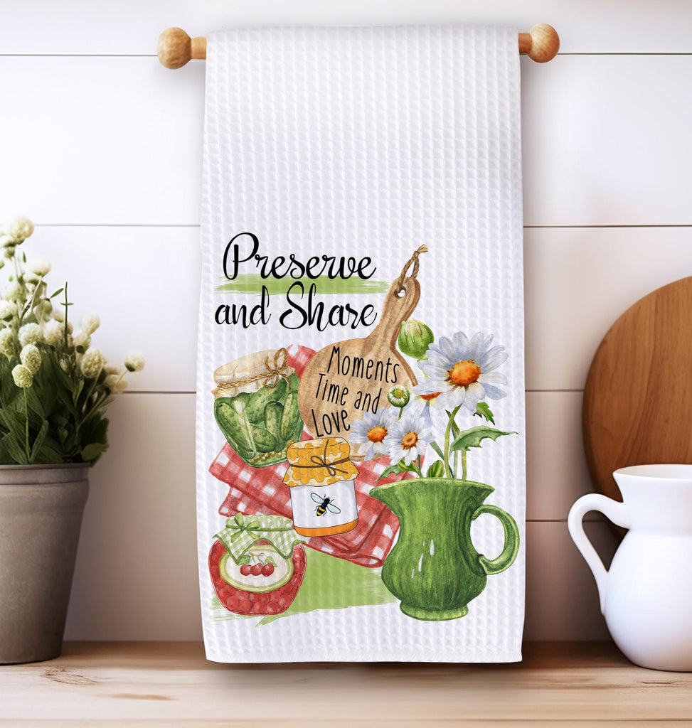 personalized kreation - Kitchen Towels/Decor Set of the 2 Farmhouse Kitchen Towel Set | Preserve Moments Kitchen Towels