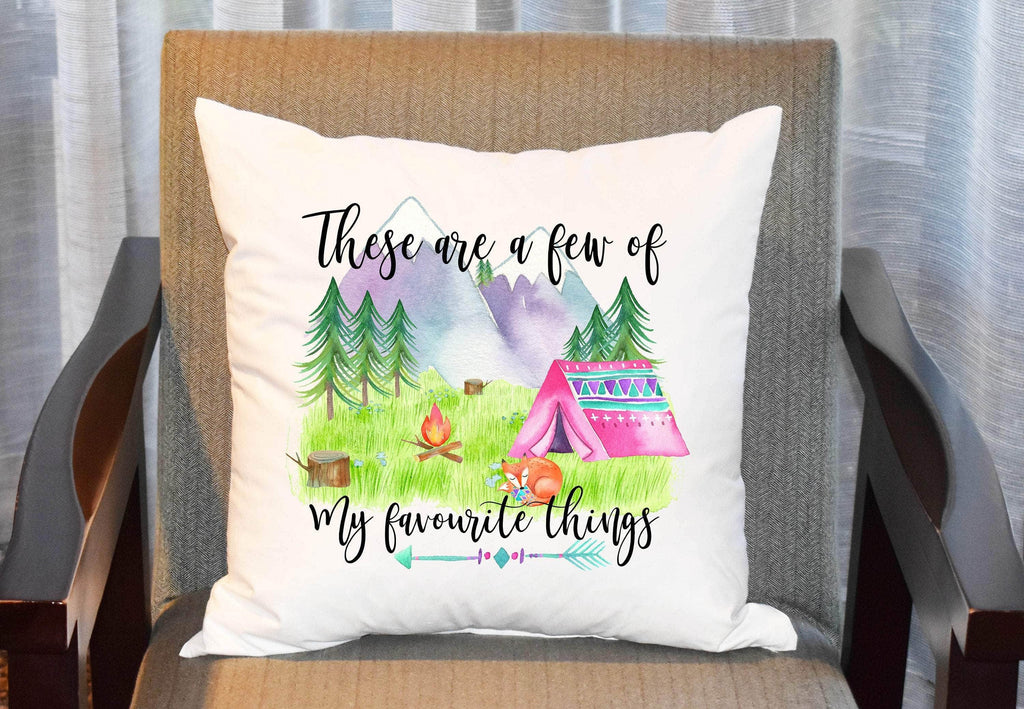 personalizedkreation-7068 Camping Camping Is My Favorite Pillow | Camper Pillow Cover | Personalized Kreation