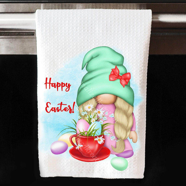 Cuisinart Gnome 2Pack Kitchen Dish Towels Happy Easter 16x26