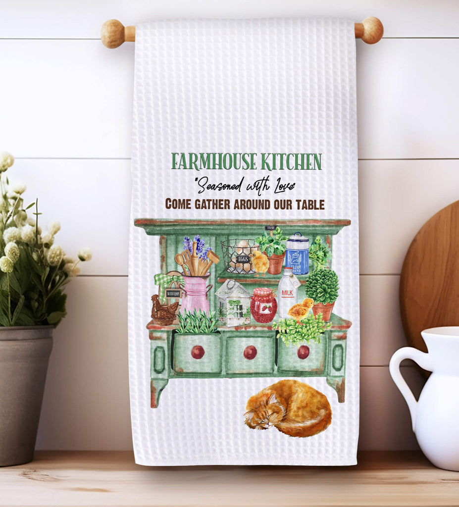 personalized kreation - Kitchen Towels/Decor Farmhouse Kitchen Towel | Farmhouse Dish Cloth