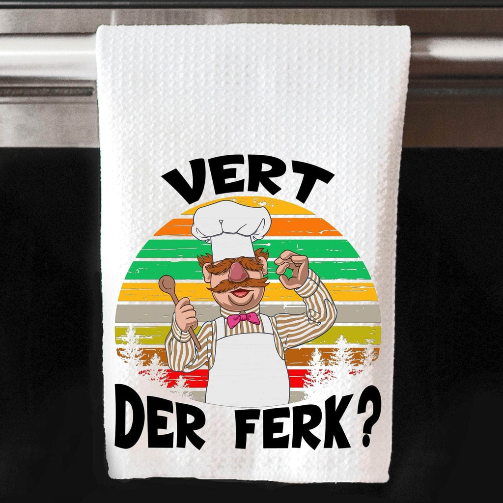personalizedkreation-7068 Kitchen Towels/Decor Funny Chef Kitchen Towel | Chef Dish Cloth