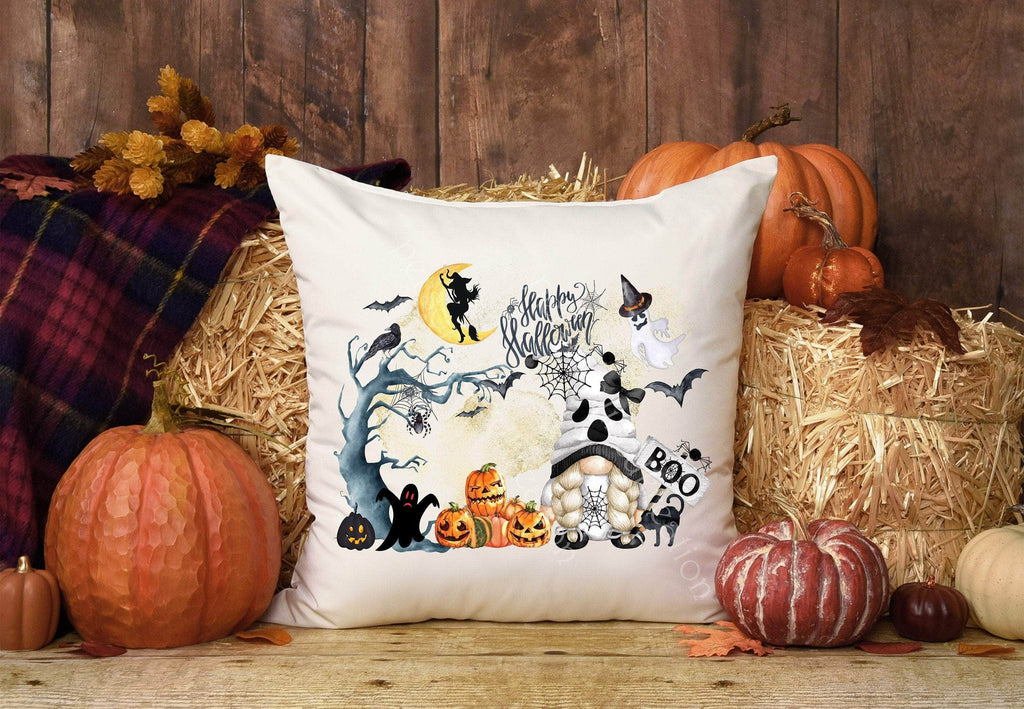 personalizedkreation-7068 Pillow Cover Halloween Fall Pillow Cover | Spooky Halloween Pillow Cover,