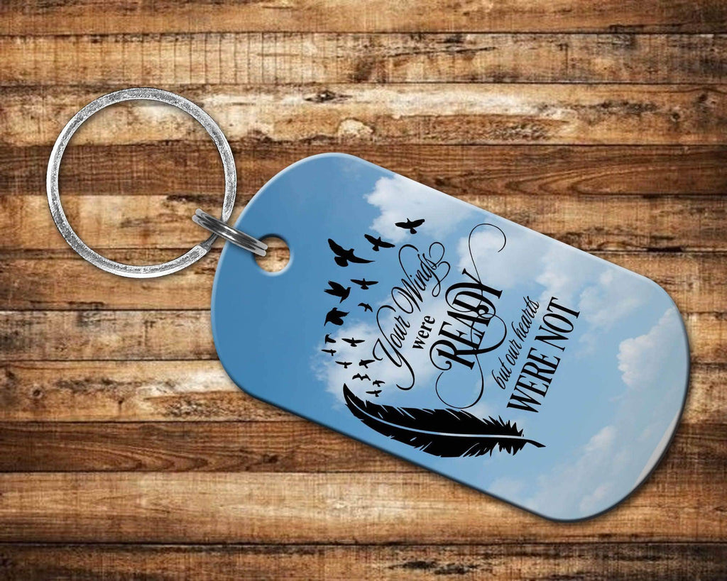 personalizedkreation-7068 Keychain Memorial Photo Dogtag | Personalized In Memory Dogtag