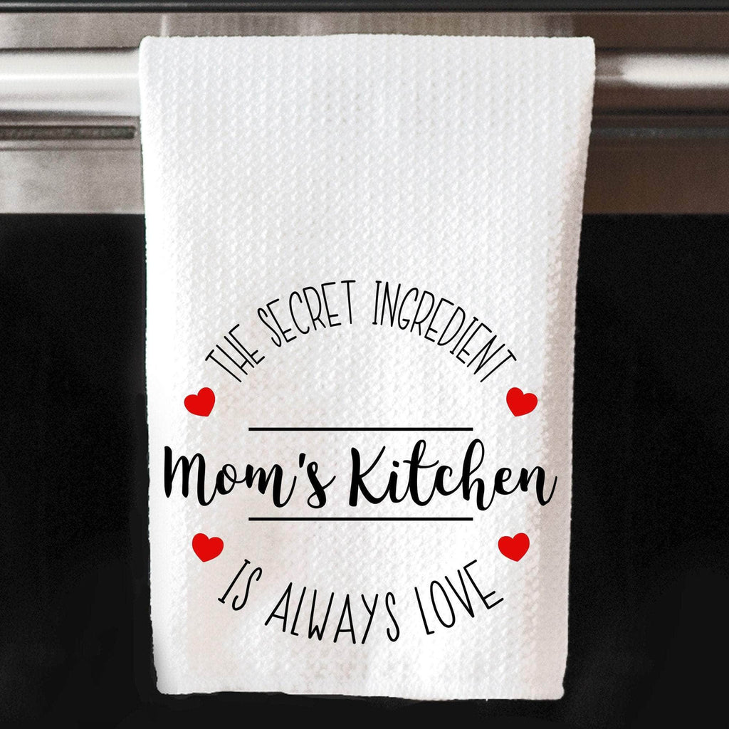 personalizedkreation-7068 Kitchen Towels/Decor Moms Kitchen Moms Kitchen Towels | Secret Ingredient Is LOVE | Grandma Kitchen Towels