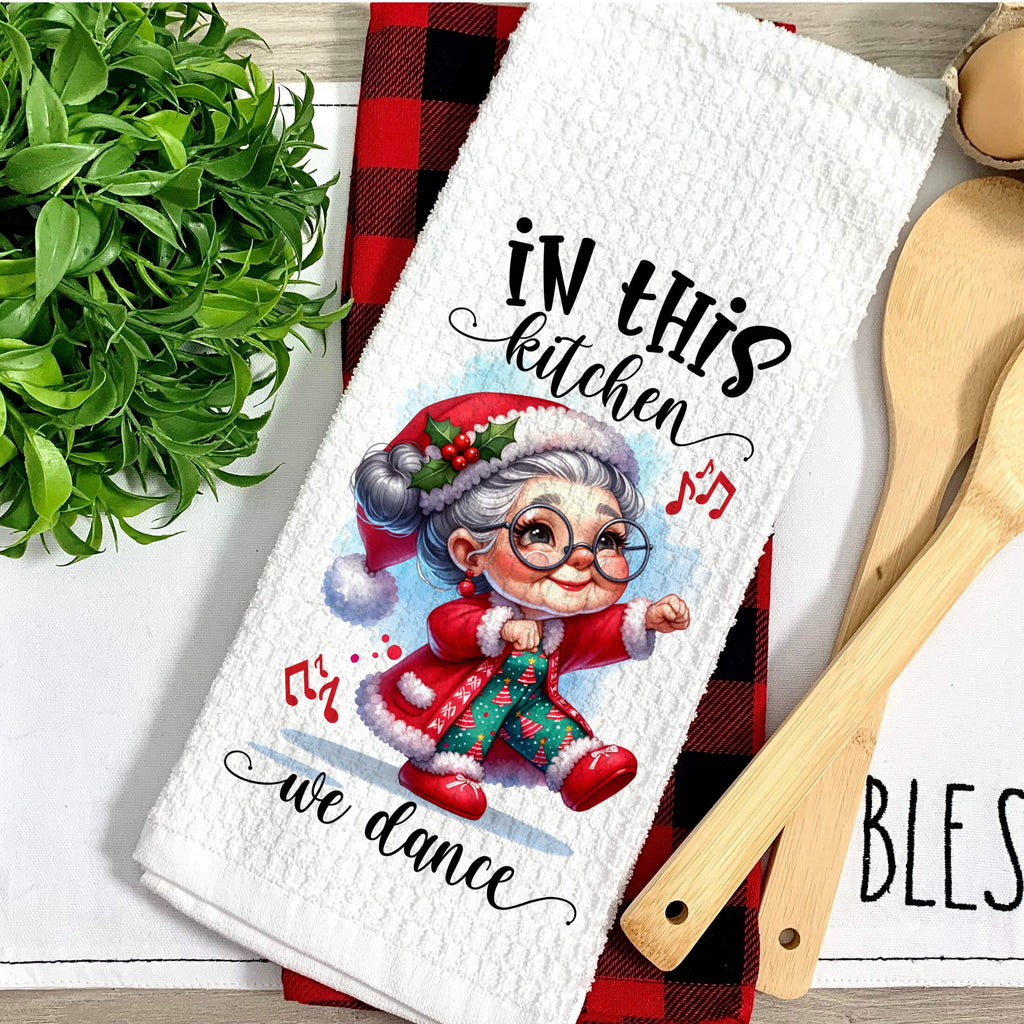 y Christmas Kitchen Towels | Holiday Kitchen Decor | Baking Holiday Gift | Christmas Kitchen