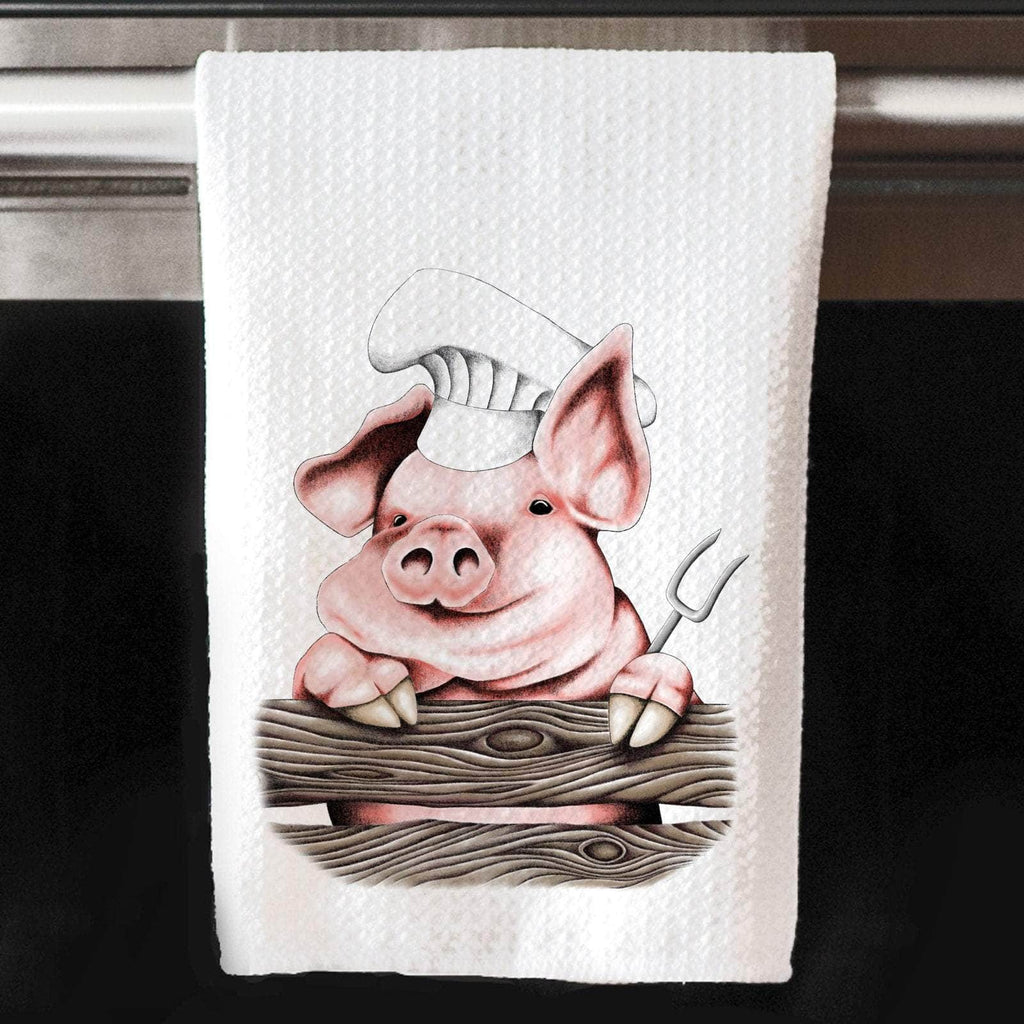 personalizedkreation-7068 Kitchen Towels/Decor No Text Personalized Chef Kitchen Towels | Farmhouse Kitchen | Custom Chef Gift