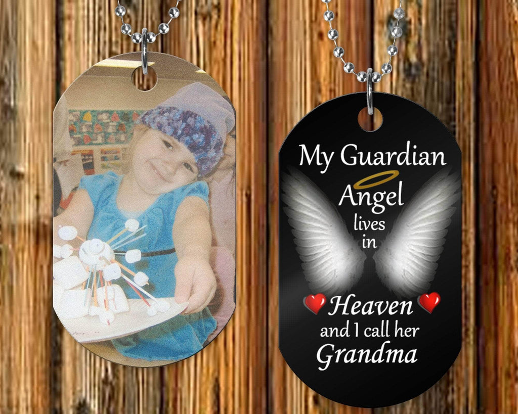 personalizedkreation-7068 Memorial Flags Personalized Memorial Photo Dogtag | In Memory Dog tag | Sympathy Gifts