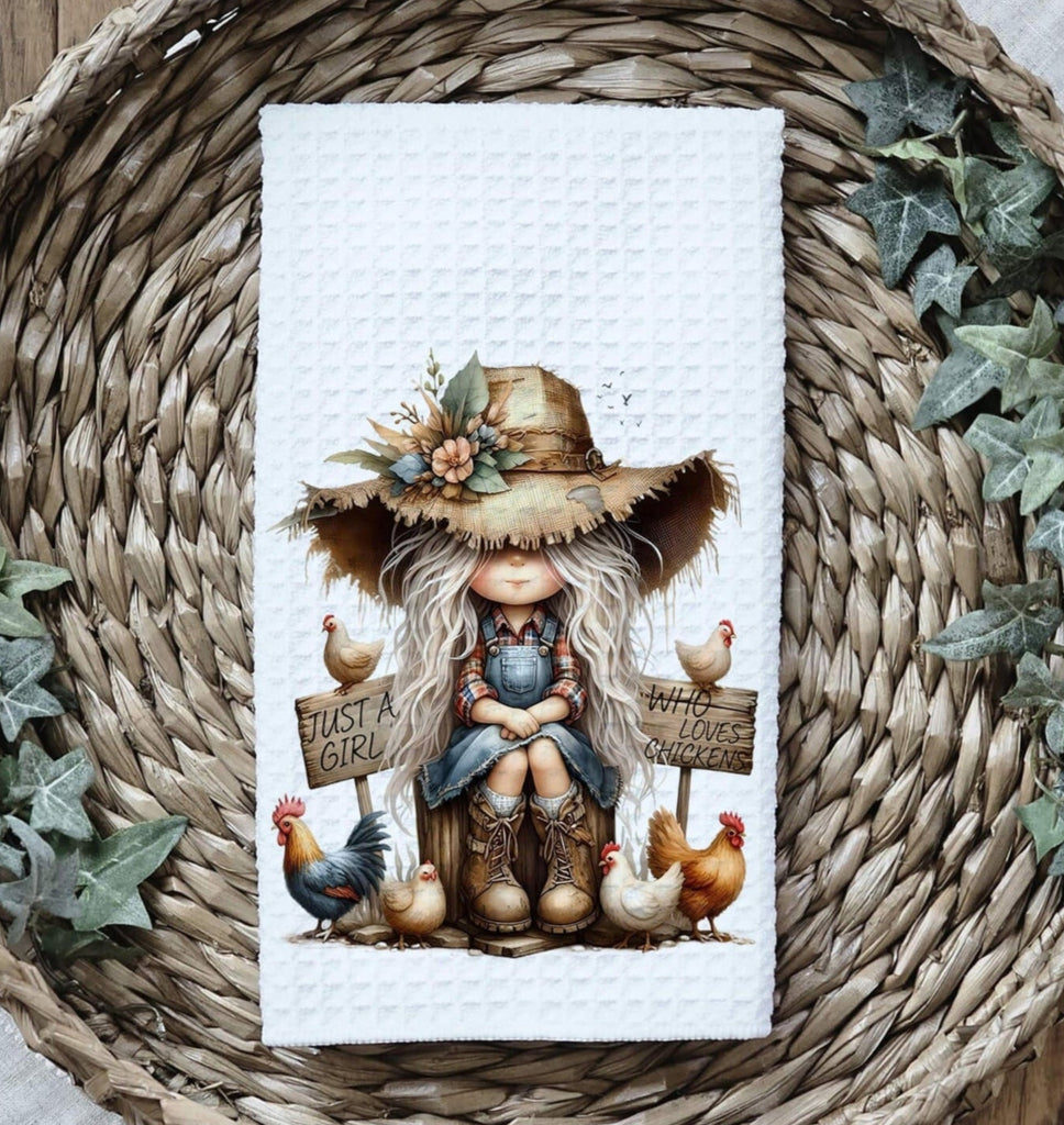 Rustic coffee gnome kitchen towels featuring charming coffee-themed designs, perfect for farmhouse kitchen decor, barista dish towels, and coffee lover gifts. Soft, absorbent, and stylish kitchen towel set for home cafe or coffee bar decor - Personalized Kreation