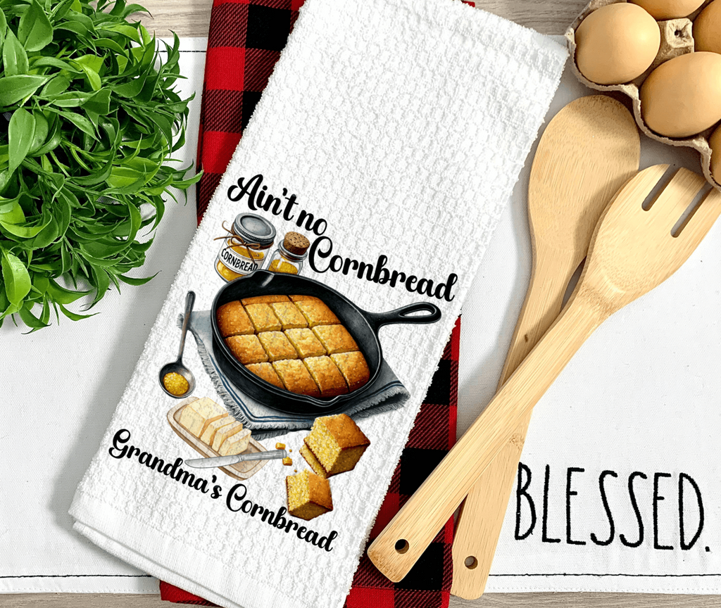 Rustic farmhouse kitchen towel featuring a country girl with chickens, perfect for farmhouse decor, chicken lovers, and country-style kitchens. High-quality, absorbent, and decorative tea towel for everyday use - Personalized Kreation