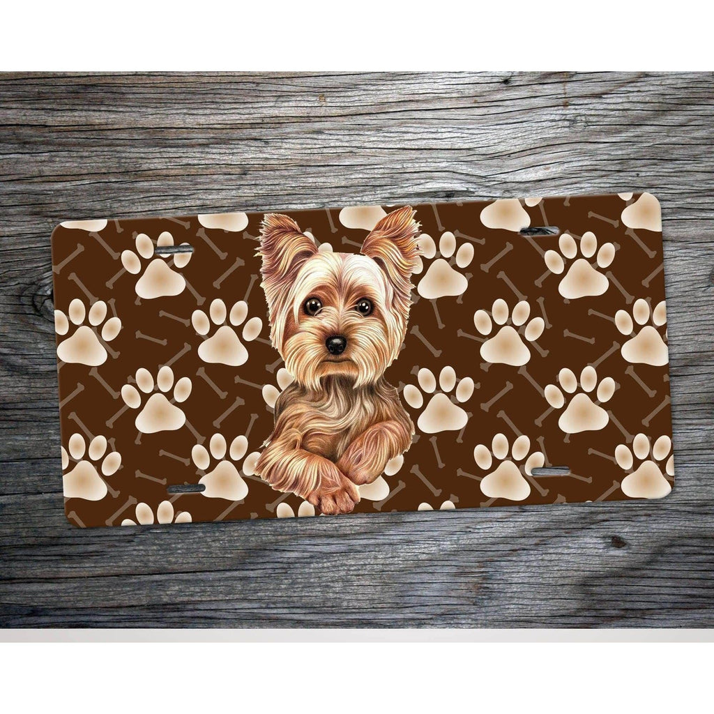 personalizedkreation-7068 License Plate Yorkie License Plate |Yorkie Gift | Custom License Plate | Custom Car Tag