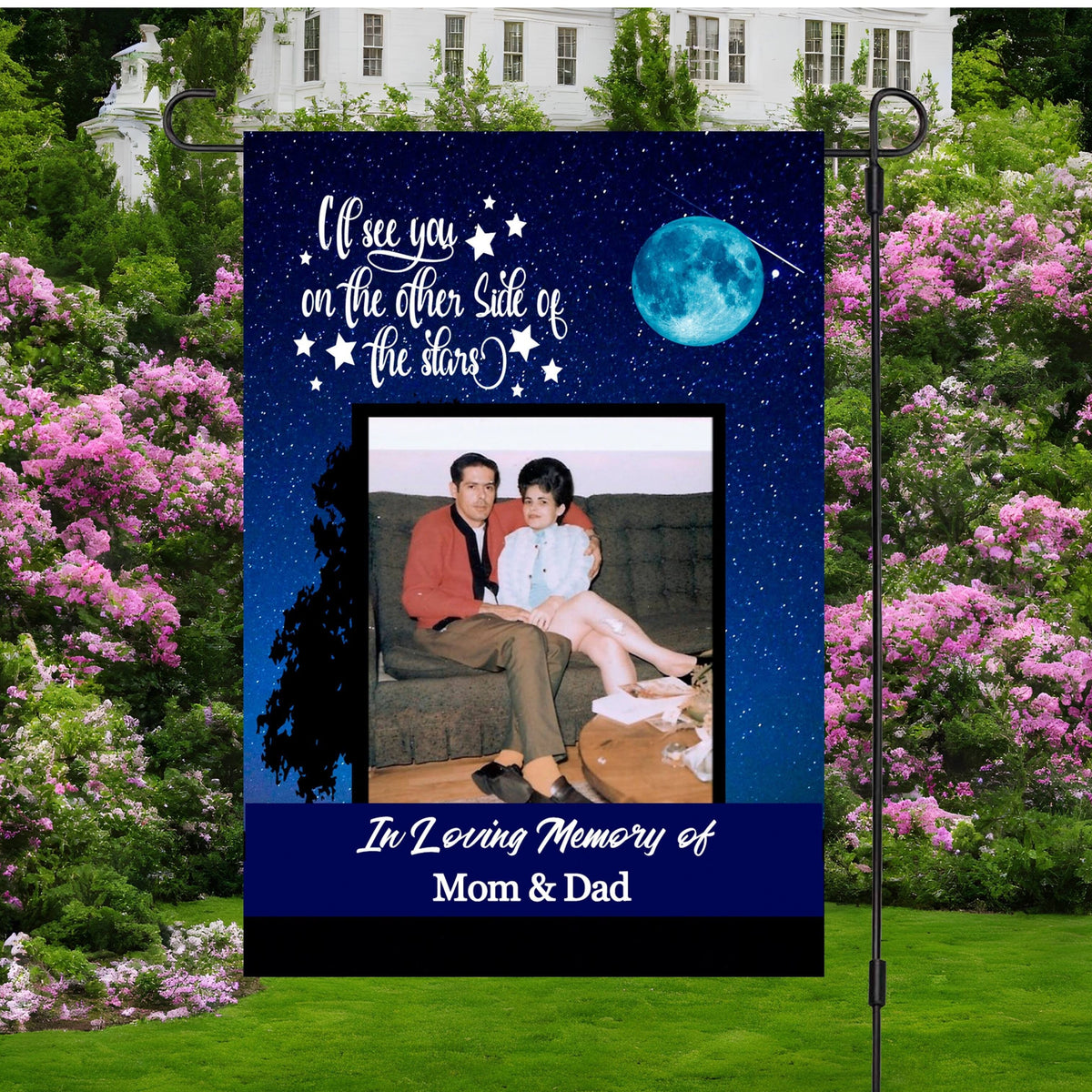 Personalized In Memory Flag | Sympathy gift | Photo Memorial Flag ...