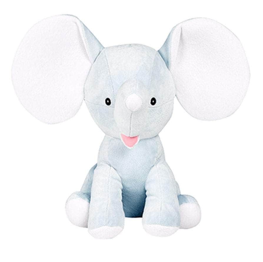 personalizedkreation-7068 Memorial Flags Blue12 inch / With Wings Personalized In Memory Photo Elephant | Customize Memorial Photo Elephant