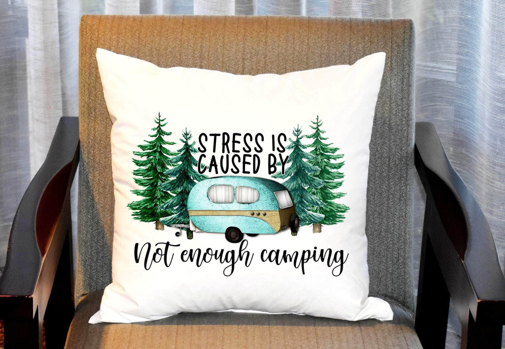 personalizedkreation-7068 Camping RV Pillow Cover | Camp More Pillow Cover | Camper Decor | Camp Gifts